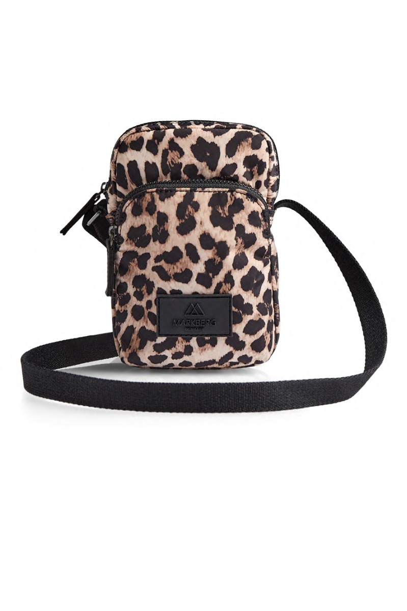 Taske   Reachmbg Mini Cross. Bag   Leopard fra Markberg