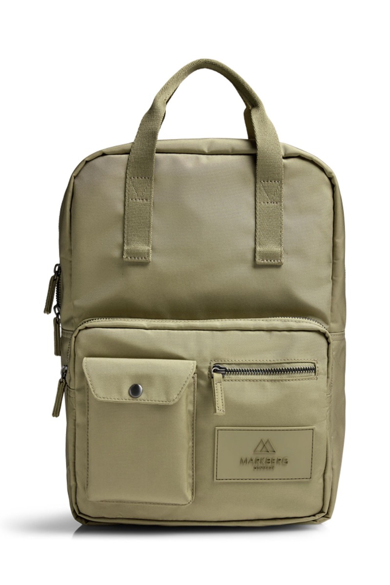 Taske   Darlambg Backpack, Monochrome   Khaki fra Markberg