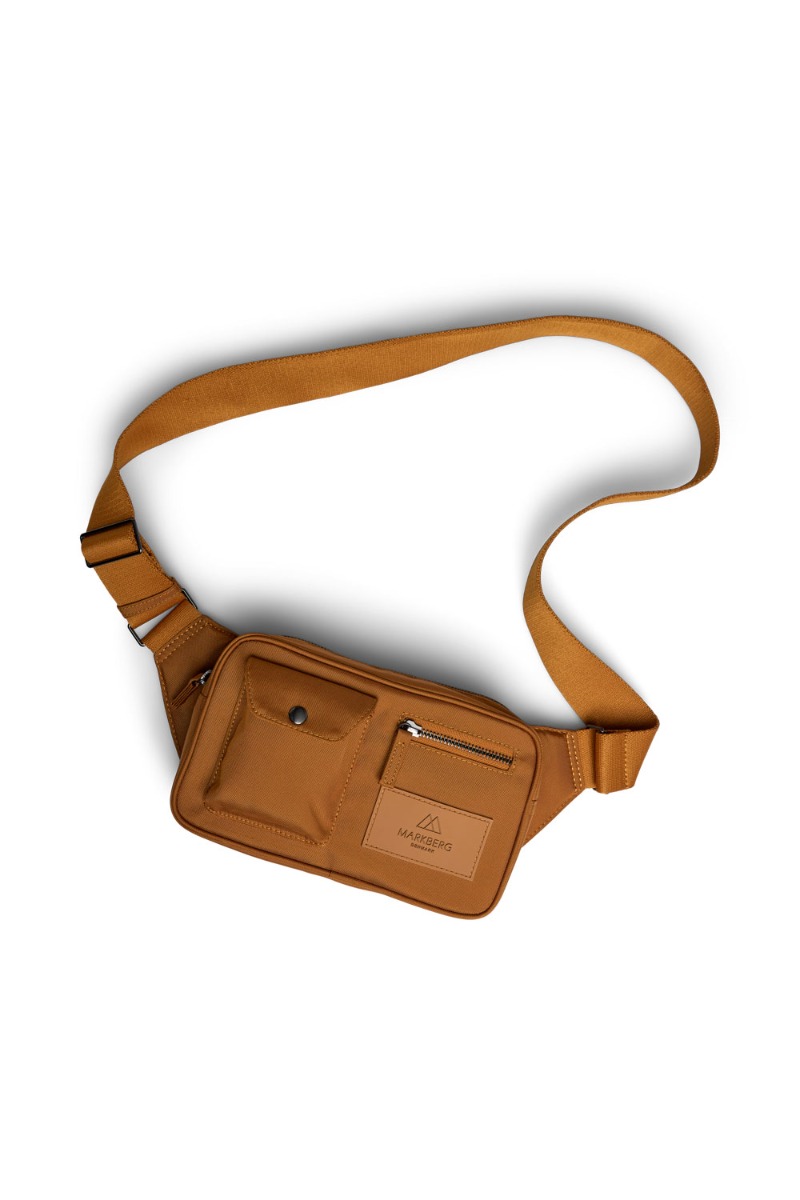 Taske   Darlambg Bum Bag, Monochrome   Pumpkin Spice fra Markberg