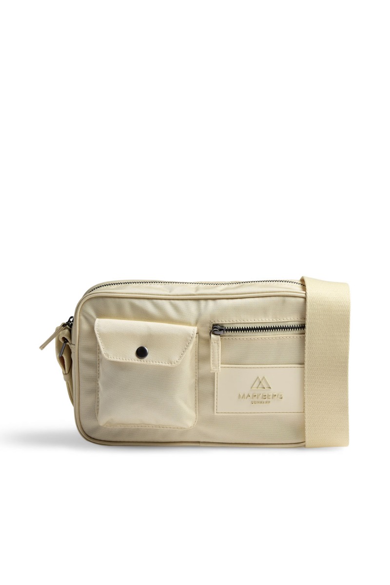 Taske   Darlambg Crossb., Monochrome   Cloud Cream fra Markberg