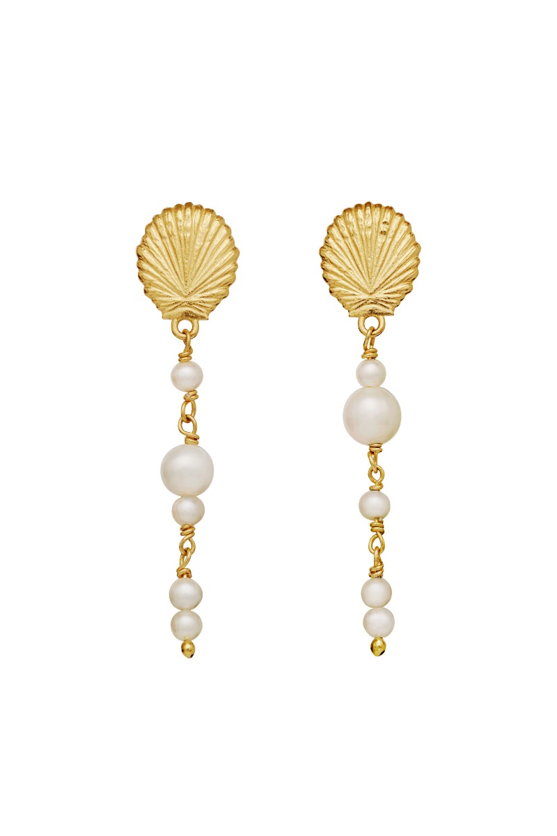 øreringe   Marylyn Earrings   Guld fra Maanesten