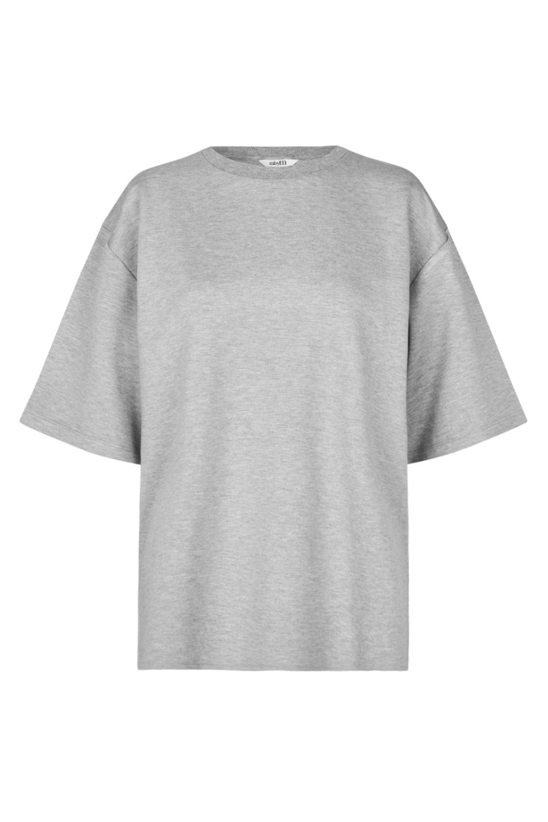 T Shirt   Emrylis M   Light Grey Melange fra Mbym