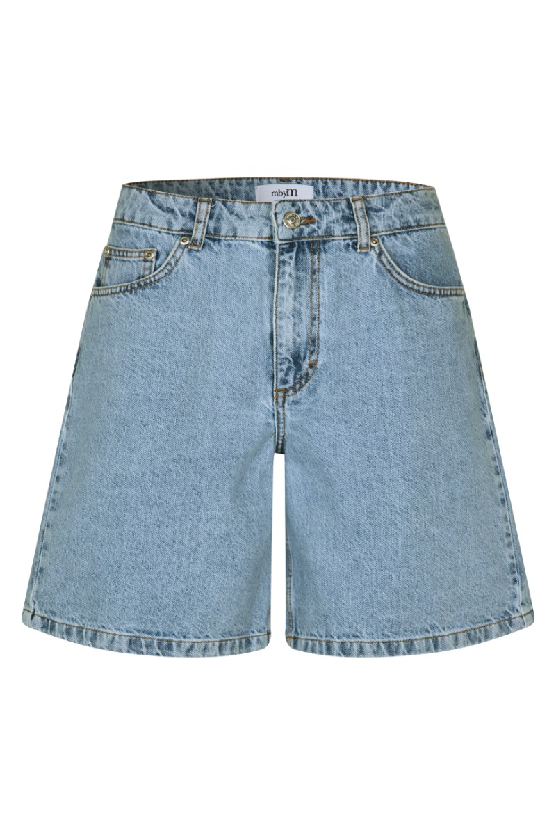 Shorts   Sanira M   Vintage Light Blue fra Mbym