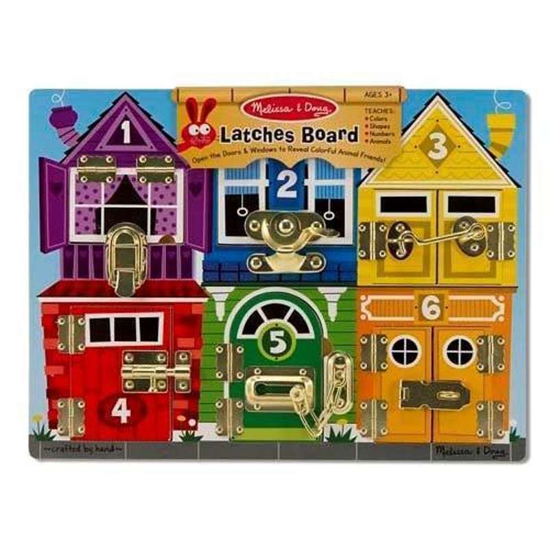 Låsebræt I Træ fra Melissa & Doug