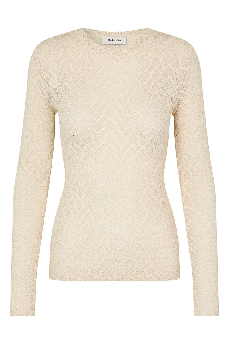 Bluse   Hendrickmd Ls Top   Summer Sand fra Modström