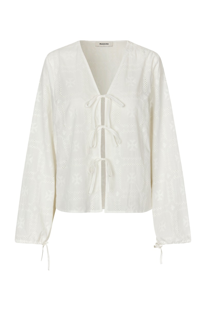 Skjorte   Hollyn Shirt   Soft White fra Modström