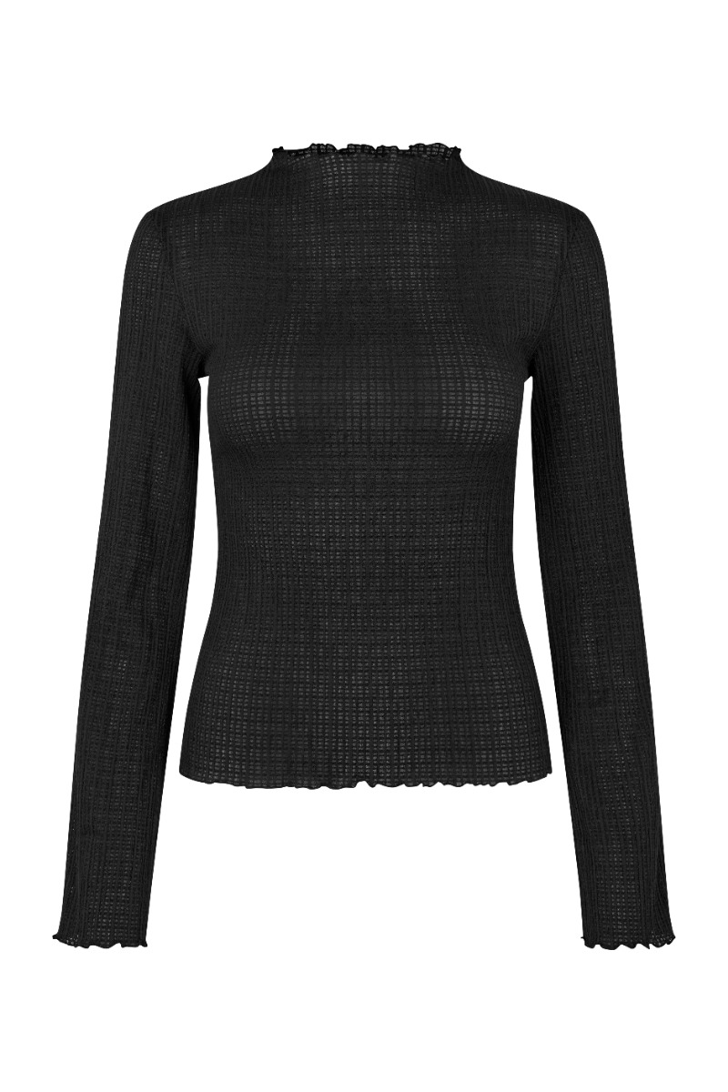 Bluse   Laceymd Top   Black fra Modström