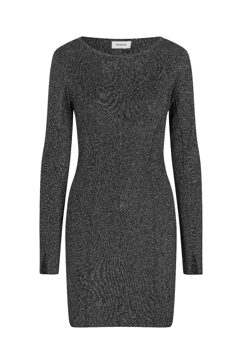 Kjole   Luckymd Dress   Dark Silver fra Modström