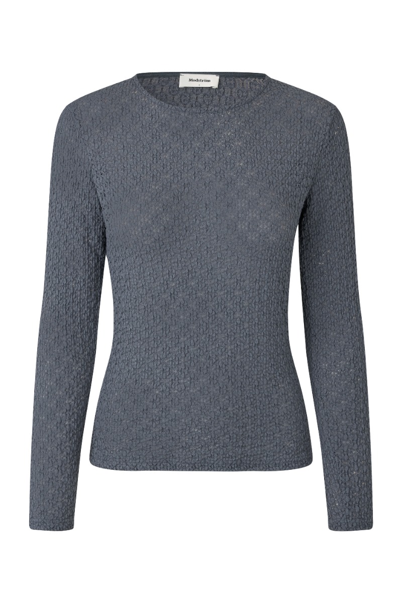 Bluse   Mynte Ls Top   Ombre Blue fra Modström