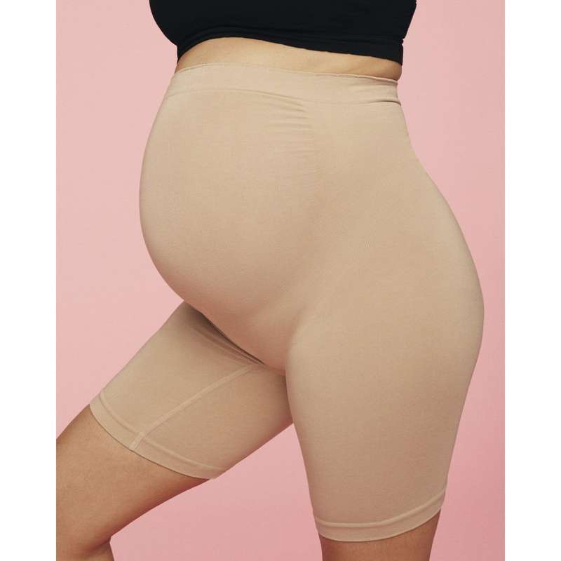 Belly Support   Shorts M. Mavestøtte   økologisk Bambus   Sand fra Momkind