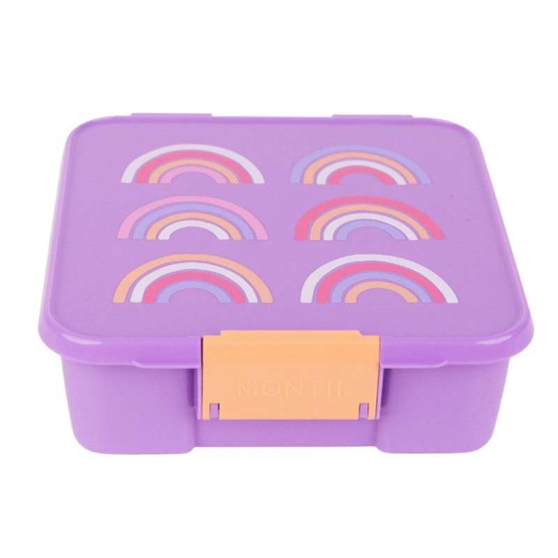 Bento 5 Madkasse   Rainbow Roller fra Montiico