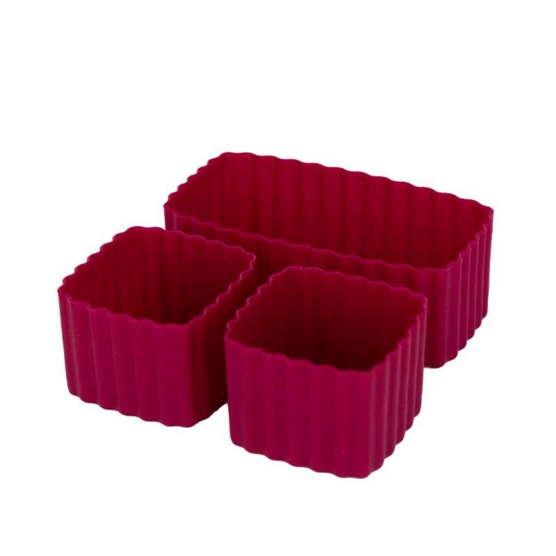 Mix Bento Silicone Cups   3 Stk.   Crimson fra Montiico