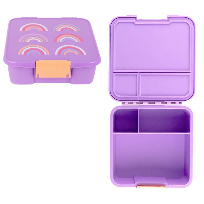 Bento 3 Madkasse   Rainbow Roller fra Montiico