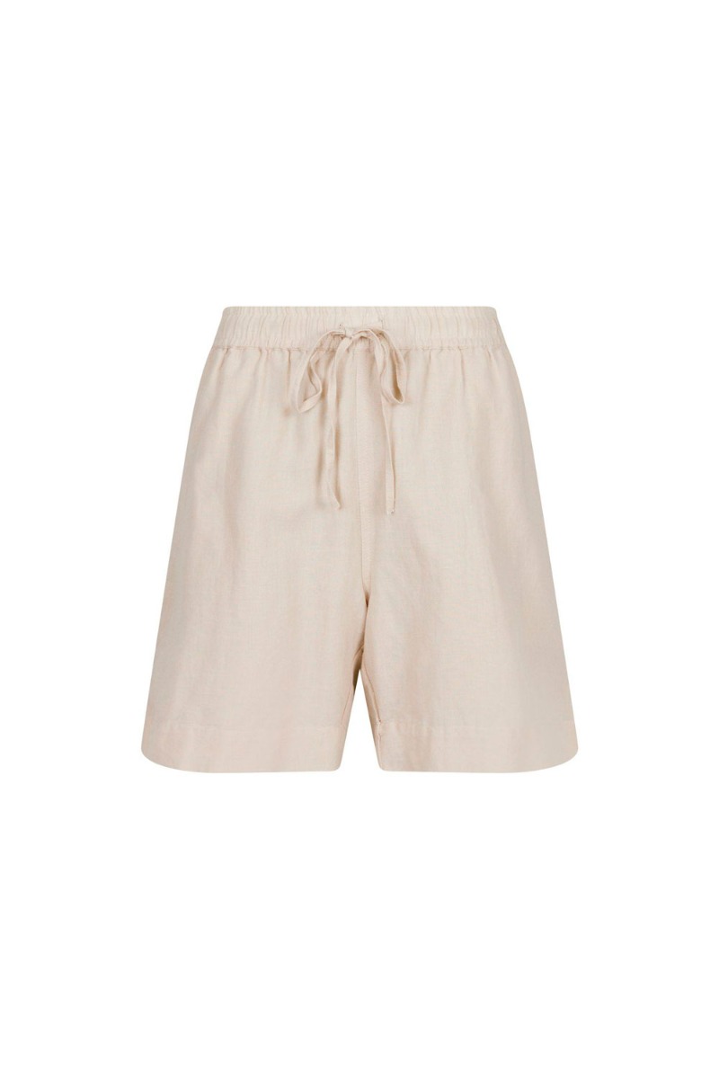 Shorts   Shea Linen Shorts   Sand fra Neo Noir
