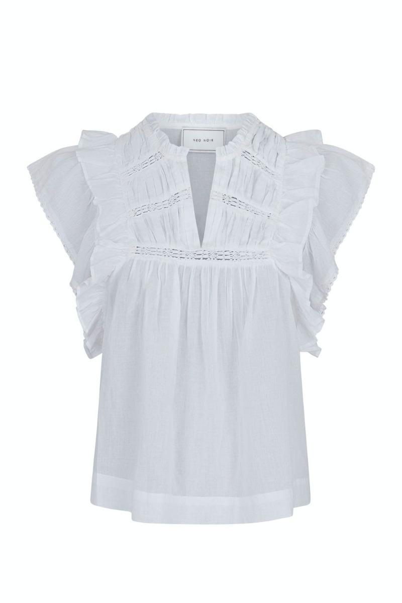 Top   Jayla S Voile Top   White fra Neo Noir