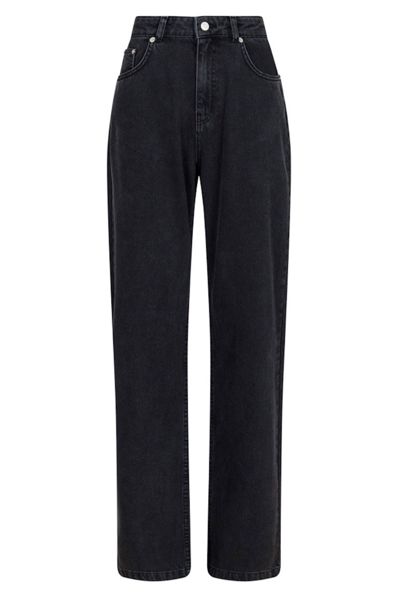 Jeans   Simona D Pants   Black fra Neo Noir