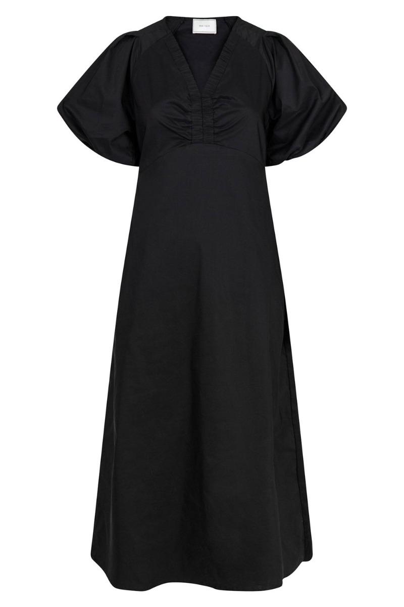 Kjole   Illana Poplin Dress   Black fra Neo Noir