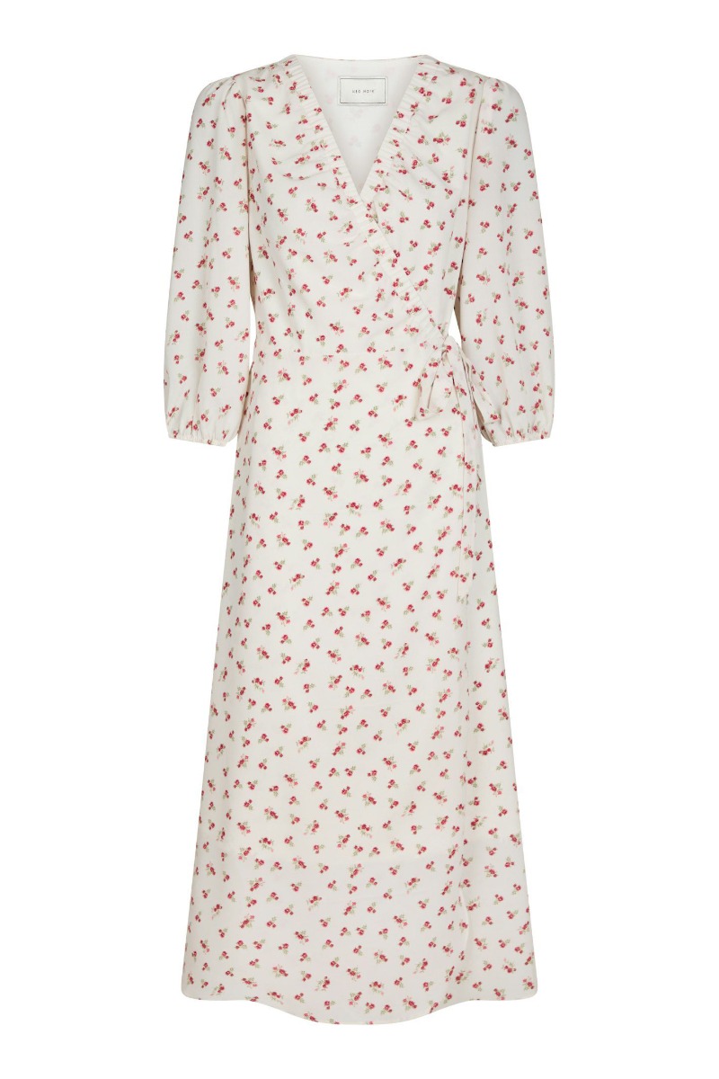 Kjole   Malinga Simple Flower Dress   Red (levering Slut April) fra Neo Noir