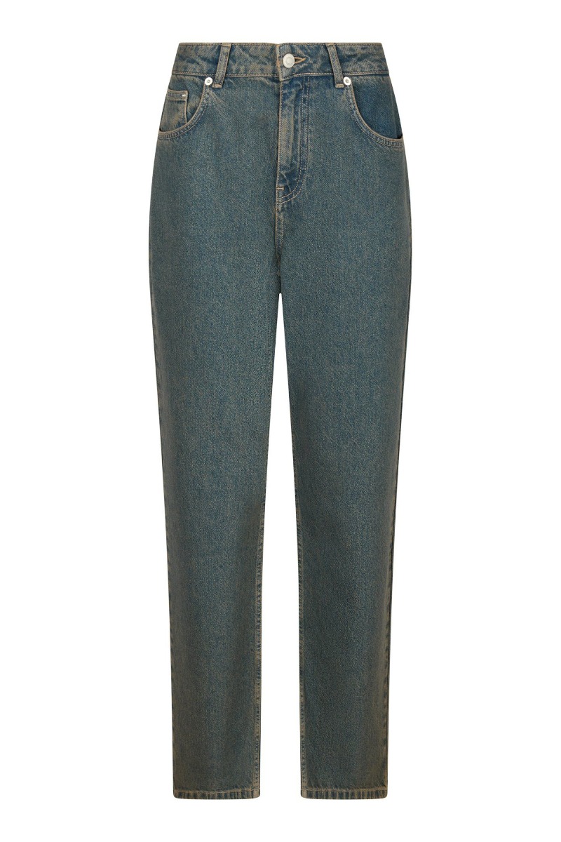 Jeans   Simona Overdye D Pants   Ash Blue fra Neo Noir