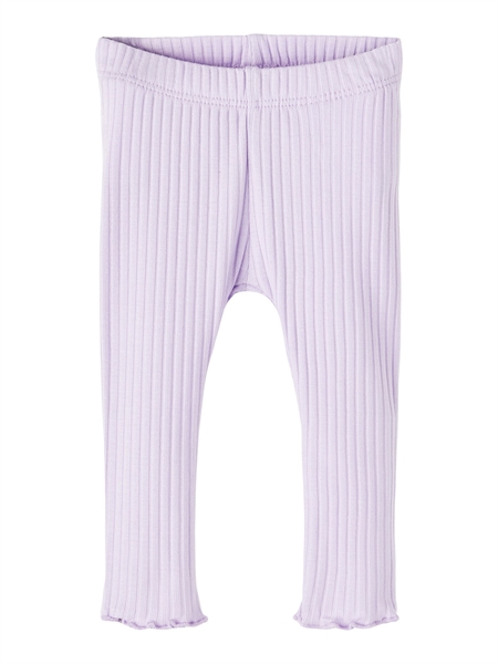 Rib Leggings Dyssa Pastel Lilac fra Name It