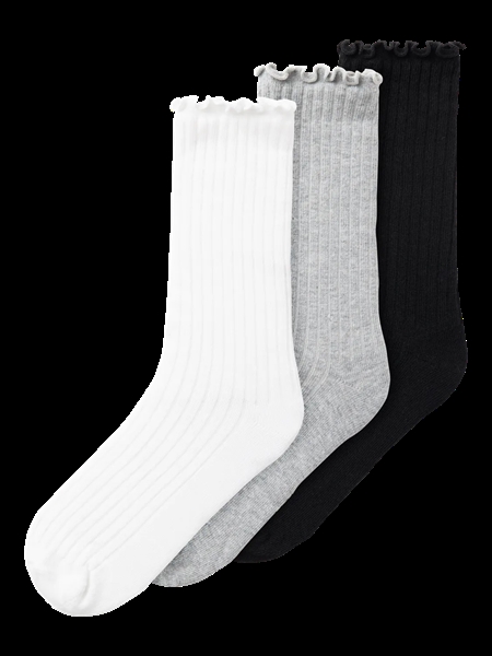 3 Pak Strømper Sille Grey Melange fra Name It