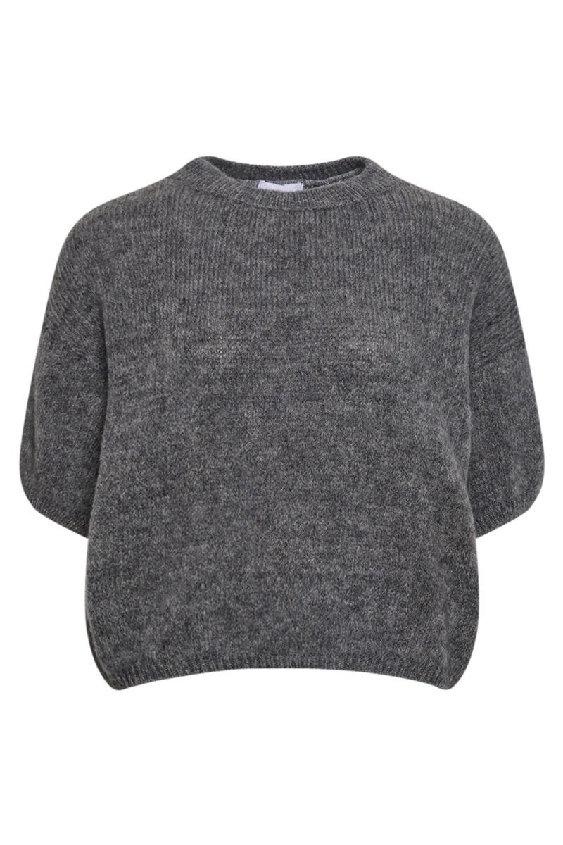 Bluse   Mimi Knit Jumper   Grey fra Noella