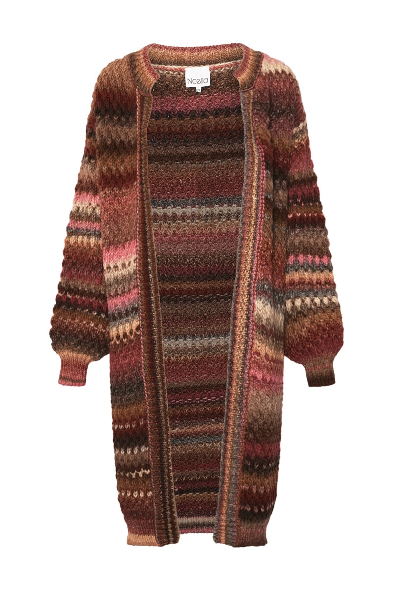 Cardigan   Gio Knit Cardigan   Rust Mix fra Noella