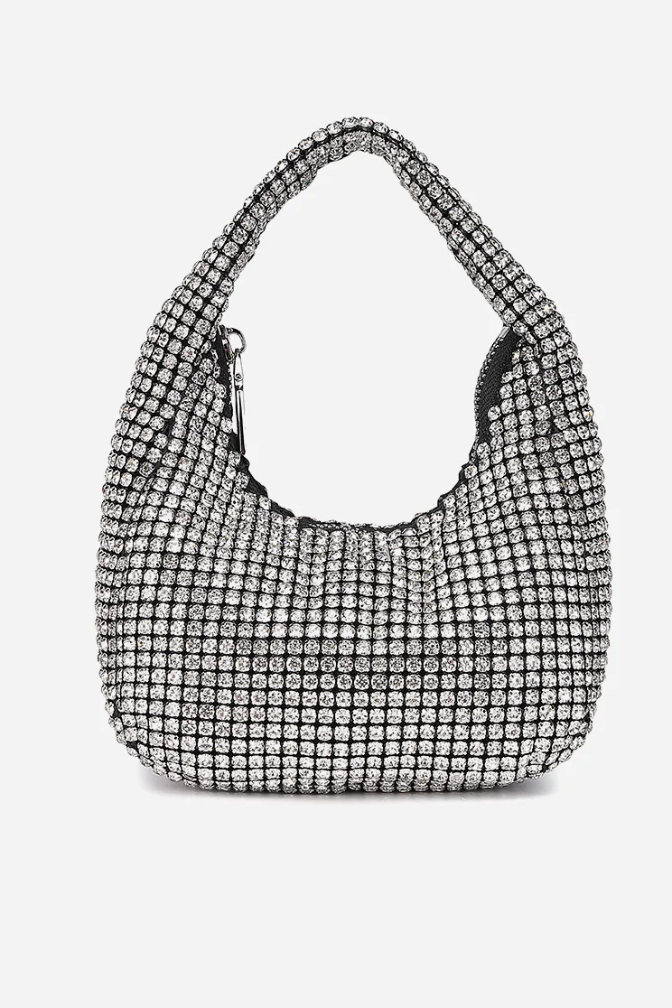 Taske   Cilla Sequin Bag   Silver fra Noella