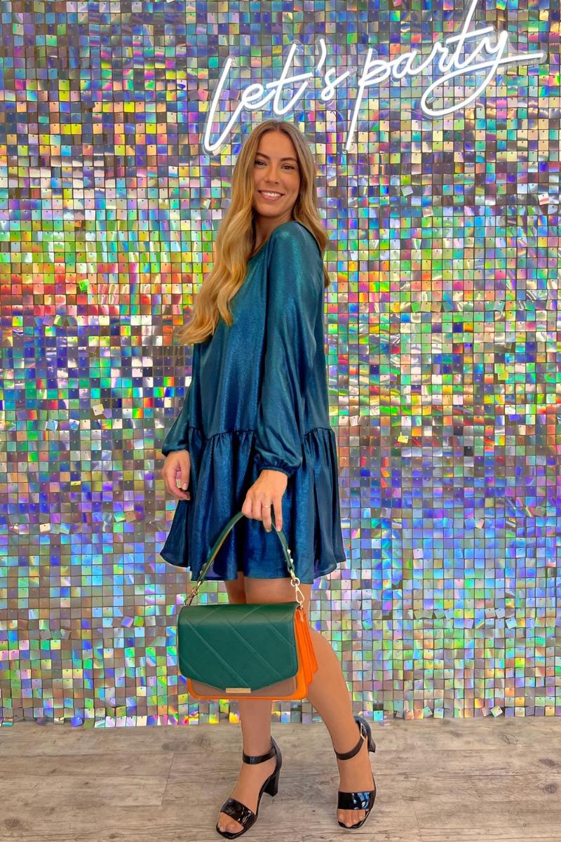 Kjole   Dagmar Dress   Blue fra Noella
