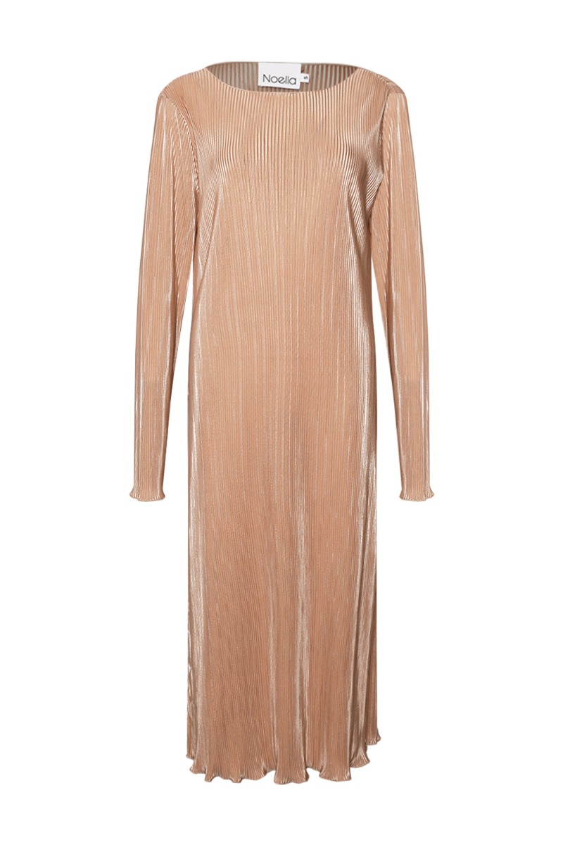 Kjole   Mae Slim Dress   Champagne fra Noella