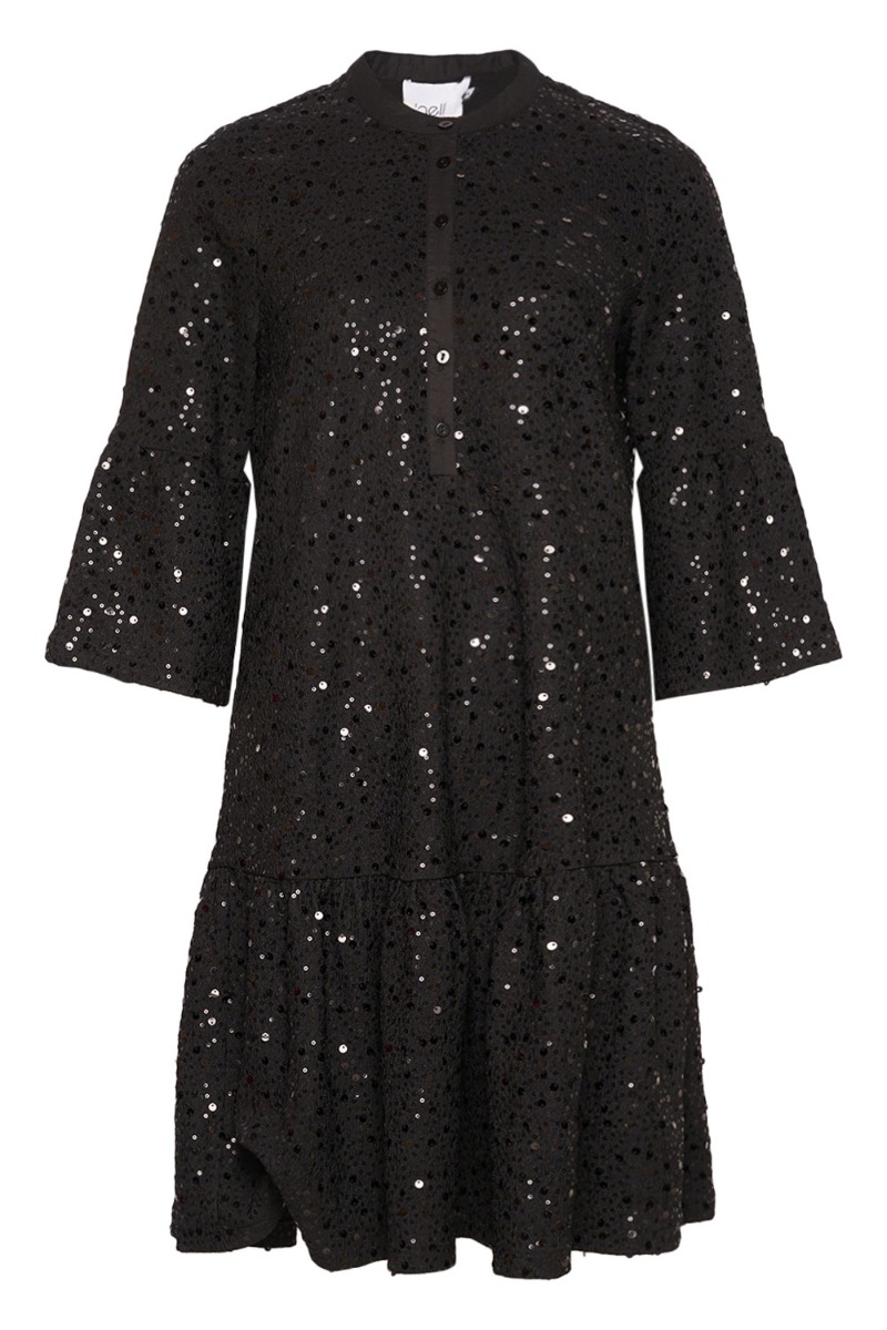 Kjole   Verona Short Dress   Black W  Black fra Noella