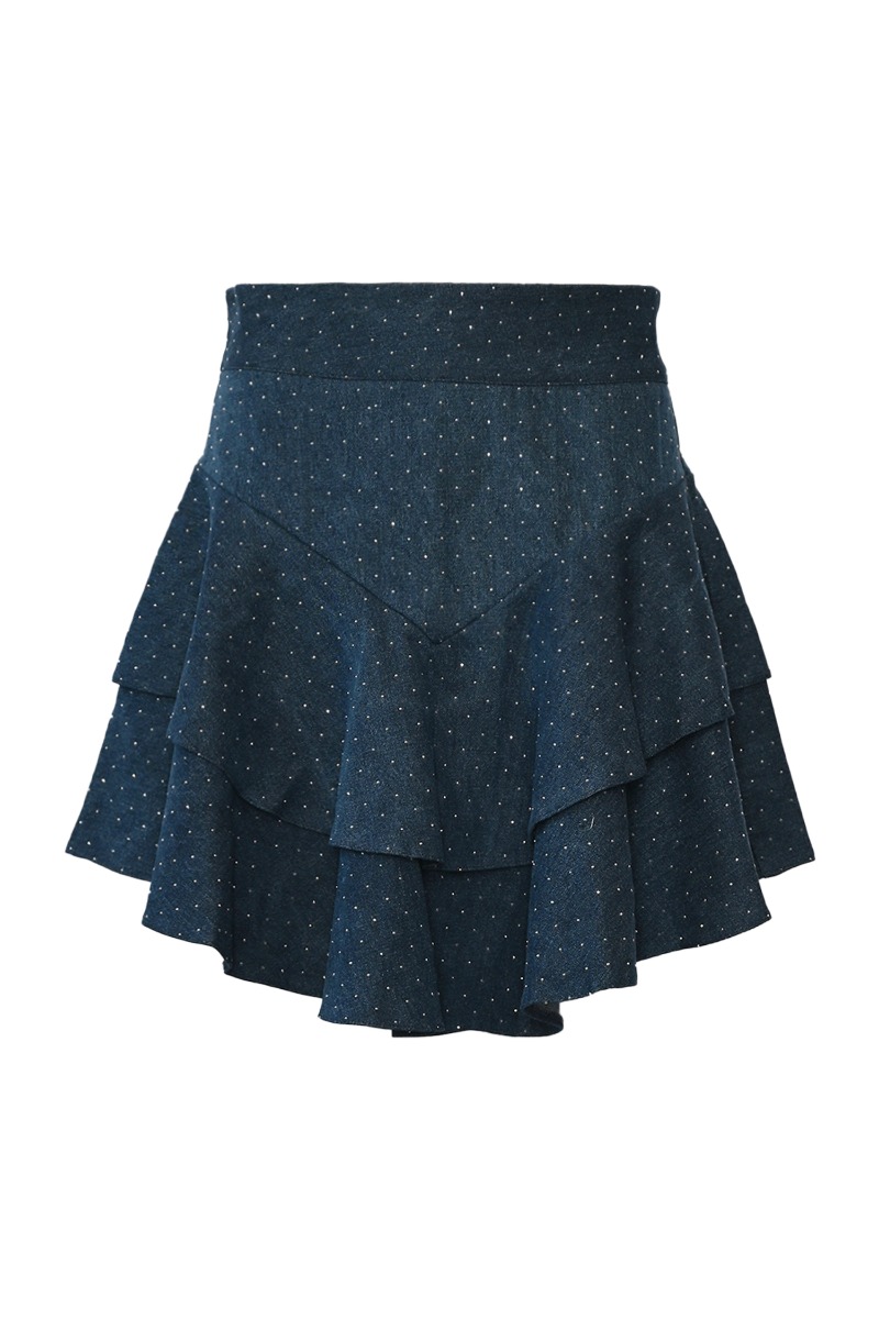 Nederdel   Lilianna Skirt   Blue Wash fra Noella