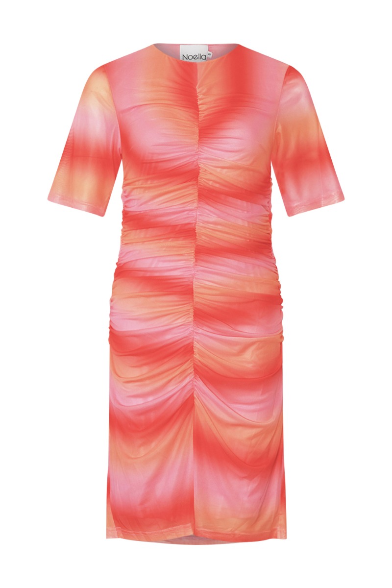 Kjole   Linda Dress   Chiara Sunset Print (levering Start April) fra Noella