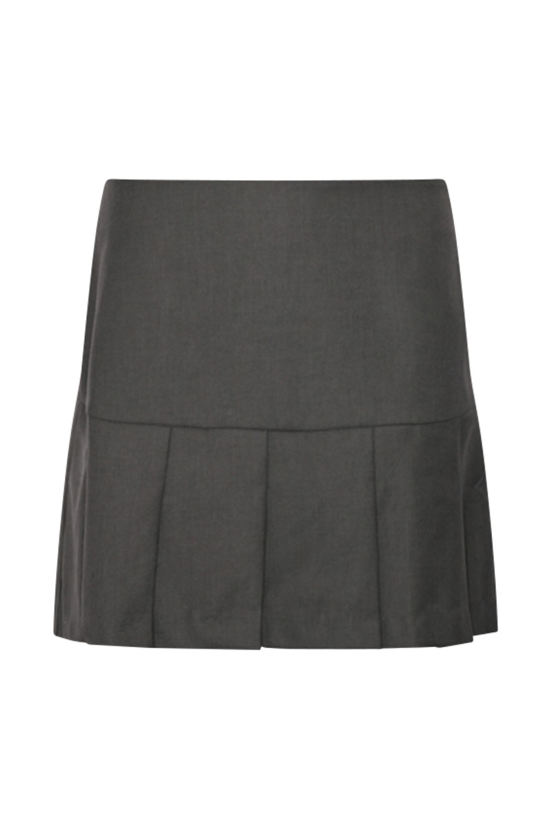 Nederdel   Lovelyn Skirt   Dark Grey Melange (levering Start April) fra Noella