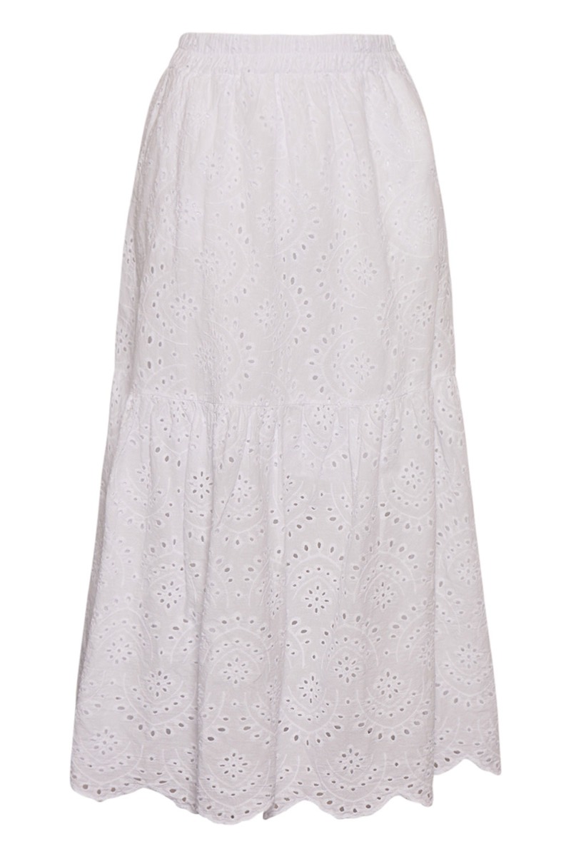 Nederdel   Sora Skirt   White fra Noella