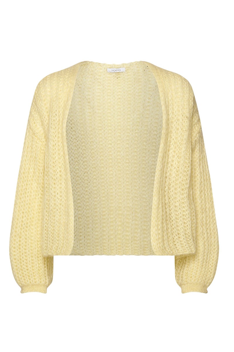Cardigan   Joseph Knit Cardigan   Light Yellow fra Noella