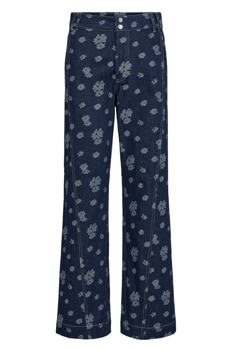 Bukser   Nuezra Pants   Medium Blue Denim fra Nümph