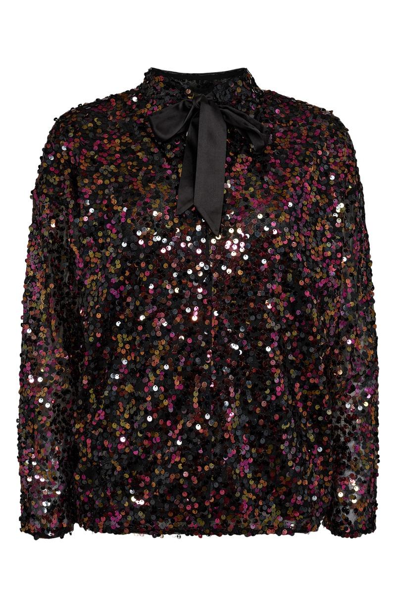 Bluse   Nu Isabell Blouse    Gold fra Nümph