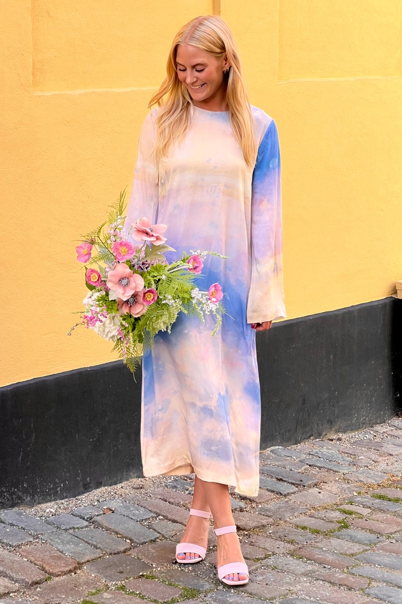 Kjole   Nu Cloudya Dress   Cerulean fra Nümph