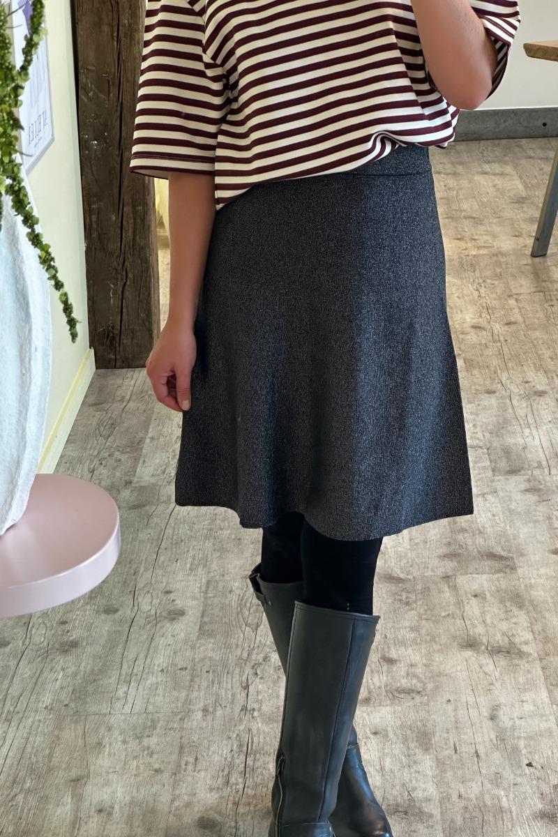 Nederdel   Nu Lillypilly Lurex Skirt   Caviar fra Nümph