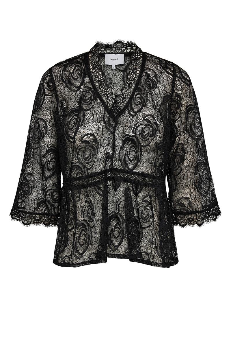 Bluse   Ibis Blouse   Caviar fra Nümph