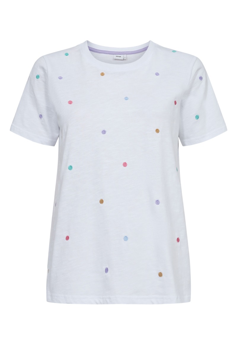 T Shirt   Nusumi T Shirt   Bright White fra Nümph