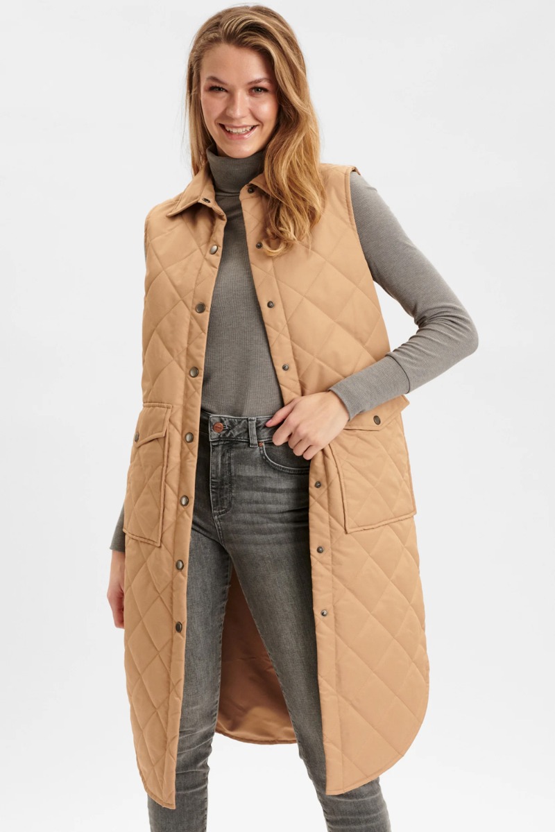 Vest   Nucarter Waistcoat   Tannin (obs Live! + 1 3 Hverdages Levering) fra Nümph