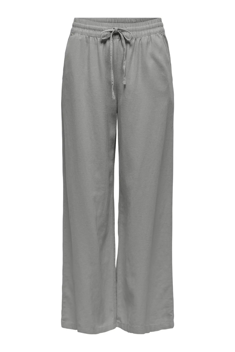 Bukser   Say Hw Linen Wide Pant   Wild Dove fra Jdy