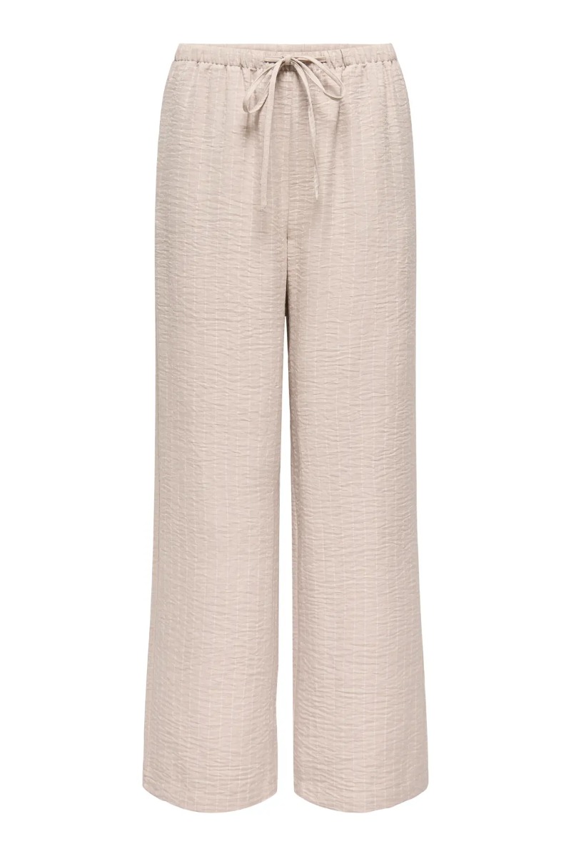 Bukser   Power Mw Wide Pant   Oxford Tan Cloud Dancer fra Jdy