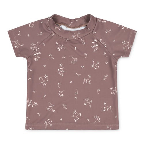 Sasha Uv Bade T Shirt   Secret Garden Cocoa   80cm   12m fra That's Mine