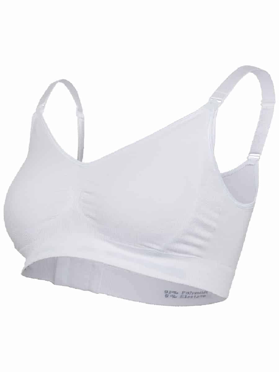 Seamless Amme Bh   Hvid   S fra Carriwell