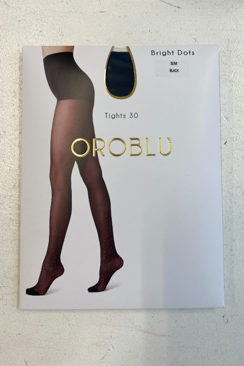 Oroblu   Strømpebukser   Bright Dots Tights 30   Black fra Oroblãº