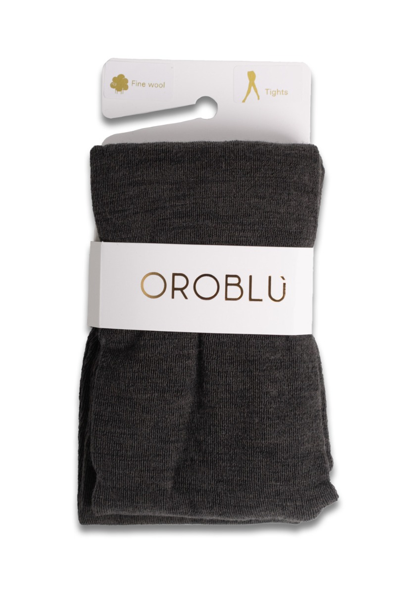 Oroblu   Strømpebukser   Nives Fine Wool Tights   Grey fra Oroblãº