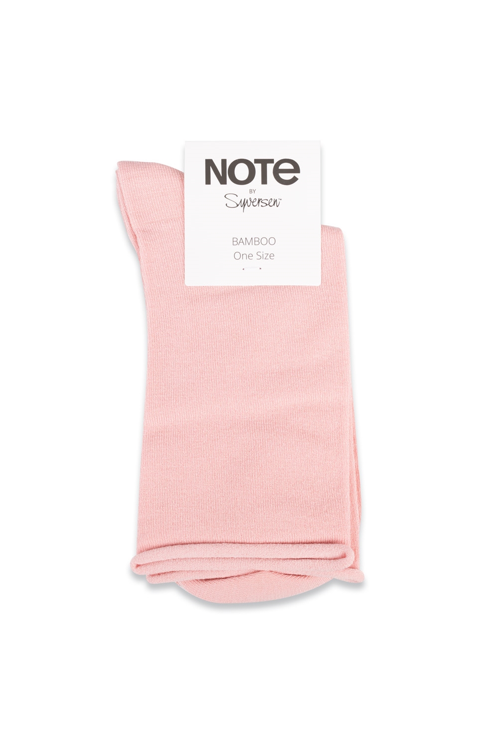 Oroblu   Strømper   Note Woman Bamboo Roll Top   Light Pink fra Oroblãº